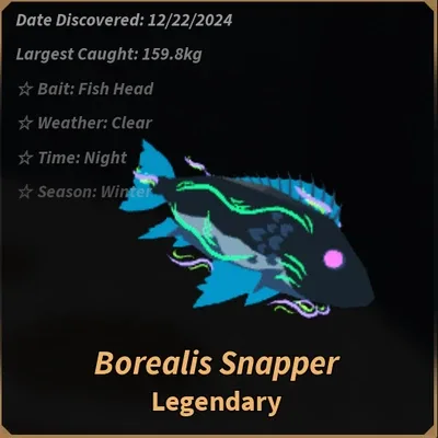 Borealis Snapper in Roblox Fisch
