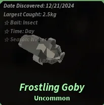 Frostling Goby in Roblox Fisch