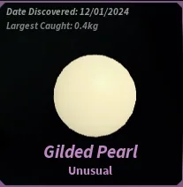Gilded Pearl in Roblox Fisch