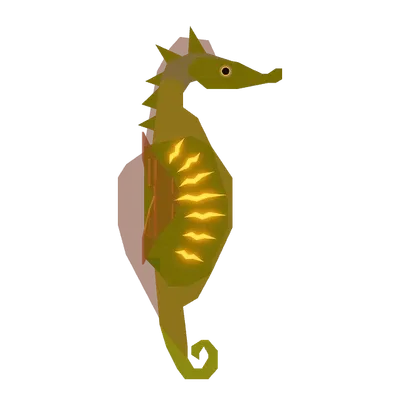 Golden Seahorse in Roblox Fisch