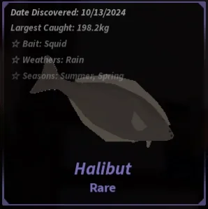 Halibut in Roblox Fisch
