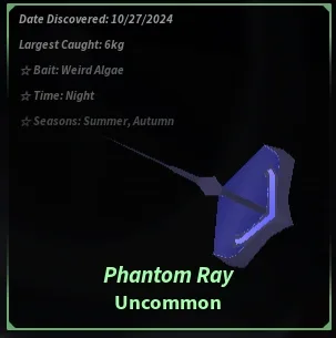 Phantom Ray in Roblox Fisch