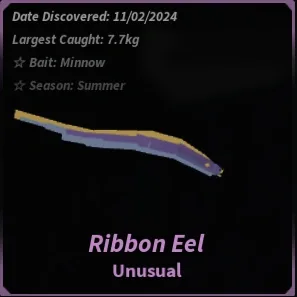 Ribbon Eel in Roblox Fisch