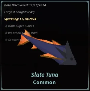 Slate Tuna in Roblox Fisch