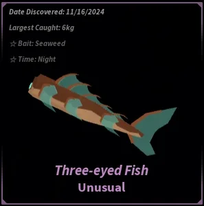 Three-eyed Fish in Roblox Fisch