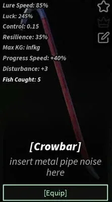Crowbar Fishing Rod