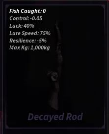 Decayed Rod Fishing Rod