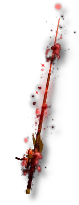 Scarlet Spincaster Rod Fishing Rod