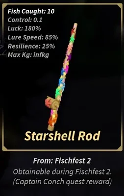 Starshell Rod Fishing Rod